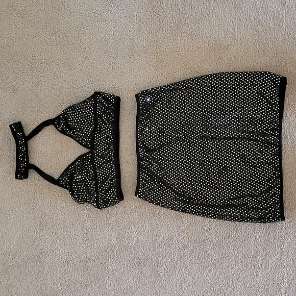 Sequin Halter Skirt Set - Picture 2 of 2